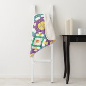 Geometrisches Muster mit lebhaften Farben Sherpadecke (Beispiel)