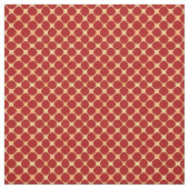 Geometrisches Muster mit roten Kreisen Stoff (Muster)