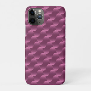 Geometrisches Muster mit strahlenden Magenta-Kreis Case-Mate iPhone Hülle