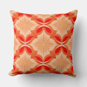 Geometrisches Muster mit symmetrischen Motiven Kissen
