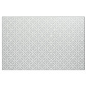 Geometrisches Muster mit weißem und grauem Retro Stoff (Yard (91,4 cm))