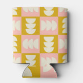 Geometrisches Muster Mitte des Jahrhunderts Dosenkühler (Rückseite)