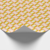 Geometrisches Muster Mitte des Jahrhunderts Geschenkpapier (Ecke)