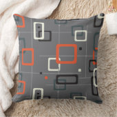 geometrisches Muster Mitte des Jahrhunderts Kissen (Decke)