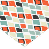 geometrisches Muster moderner Retrofarben Kurzer Tischläufer (Ecke)