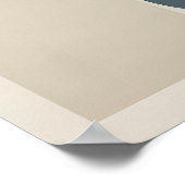 Geometrisches Muster Modernes Abstraktes Poster (Ecke)