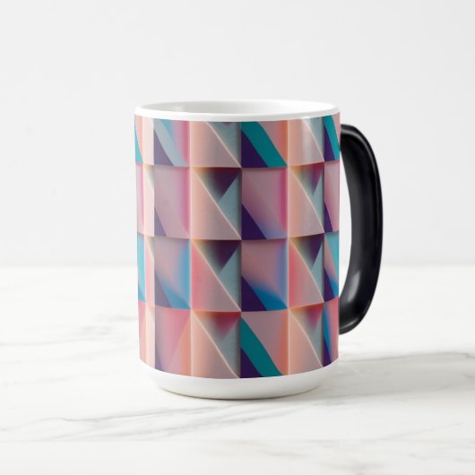 Geometrisches Muster - Morphing Tasse 15 oz (VorderseiteRechts)