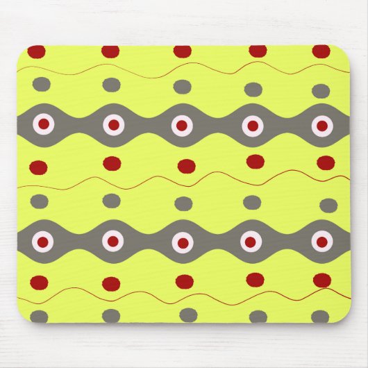 Geometrisches Muster Mousepad (Vorne)