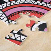 Geometrisches Muster nach hinten Puzzle (Seite)
