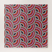 Geometrisches Muster nach hinten Puzzle (Horizontal)