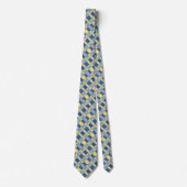 Geometrisches Muster Neck Tie Krawatte (Vorderseite)