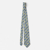 Geometrisches Muster Neck Tie Krawatte (Rückseite)