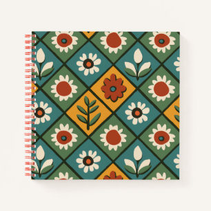 Geometrisches Muster-Notebook Notizblock