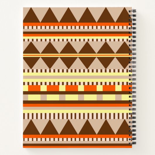 Geometrisches Muster Notizblock (Rückseite)