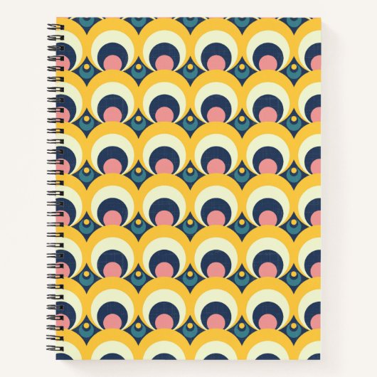 Geometrisches Muster Notizblock (Vorderseite)