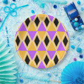 Geometrisches Muster Pappteller (Party)