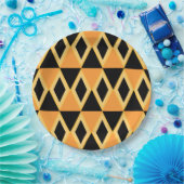 Geometrisches Muster Pappteller (Party)