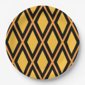 Geometrisches Muster Pappteller (Vorderseite)