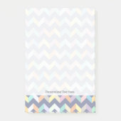 Geometrisches Muster Post-it Klebezettel (Vorderseite)