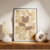 geometrisches Muster Poster