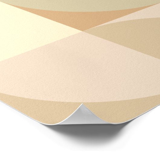 geometrisches Muster Poster (Ecke)