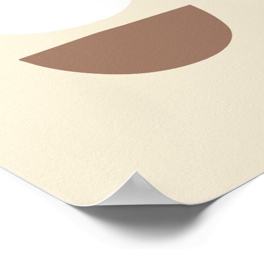 geometrisches Muster Poster (Ecke)