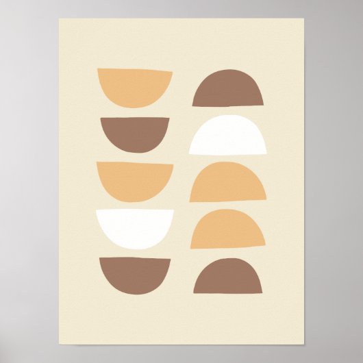 geometrisches Muster Poster (Vorne)