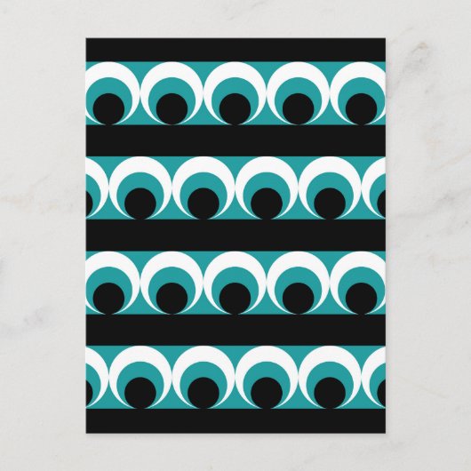 Geometrisches Muster Postkarte (Vorderseite)