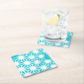 geometrisches Muster Rechteckiger Pappuntersetzer (Vor Ort)