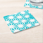 geometrisches Muster Rechteckiger Pappuntersetzer (angewinkelt)