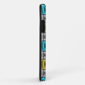 Geometrisches Muster Retro Case-Mate iPhone Hülle (Hinten/Rechts)