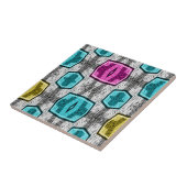 Geometrisches Muster Retro Fliese (Seite)