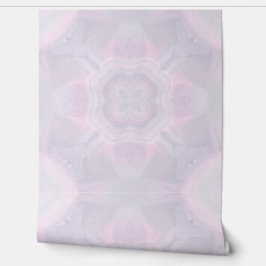 Geometrisches Muster, rosa und graue Wasserfarbe Tapete