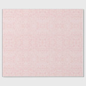 Geometrisches Muster | Rosafarbene Pixel Geschenkpapier (Flach)
