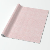 Geometrisches Muster | Rosafarbene Pixel Geschenkpapier (Ungerollt)