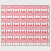 geometrisches Muster rot und rosa mit Interlo Geschenkpapier (Flach)
