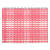 geometrisches Muster rot und rosa mit Interlo Kalender (Titelbild)