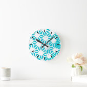 geometrisches Muster Runde Wanduhr (Zuhause)