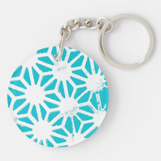 geometrisches Muster Schlüsselanhänger (Rückseite)