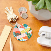 Geometrisches Muster Schlüsselanhänger