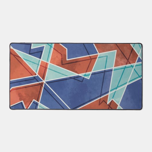 Geometrisches Muster Schreibtischunterlage (Vorderseite)