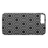Geometrisches Muster Schwarzweiss-iPhone 7 Plusca Case-Mate iPhone Hülle (Rückseite (Horizontal))