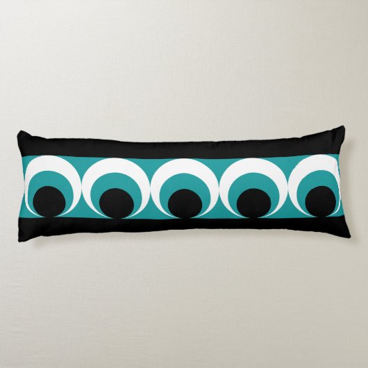 Geometrisches Muster Seitenschläferkissen (Rückseite)