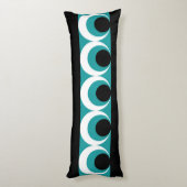 Geometrisches Muster Seitenschläferkissen (Rückseite (Vertikal))