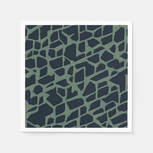 Geometrisches Muster Serviette (Vorderseite)