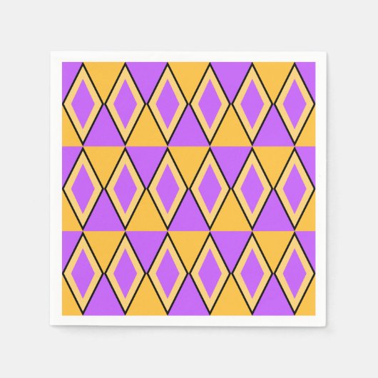 Geometrisches Muster Serviette (Vorderseite)