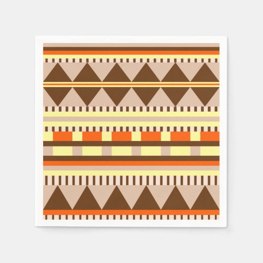 Geometrisches Muster Serviette (Vorderseite)