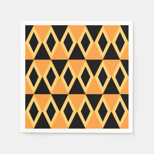 Geometrisches Muster Serviette (Vorderseite)