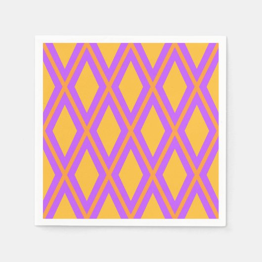 Geometrisches Muster Serviette (Vorderseite)
