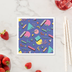 geometrisches Muster Serviette